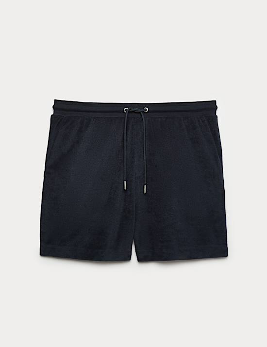 Short en coton &eacute;ponge