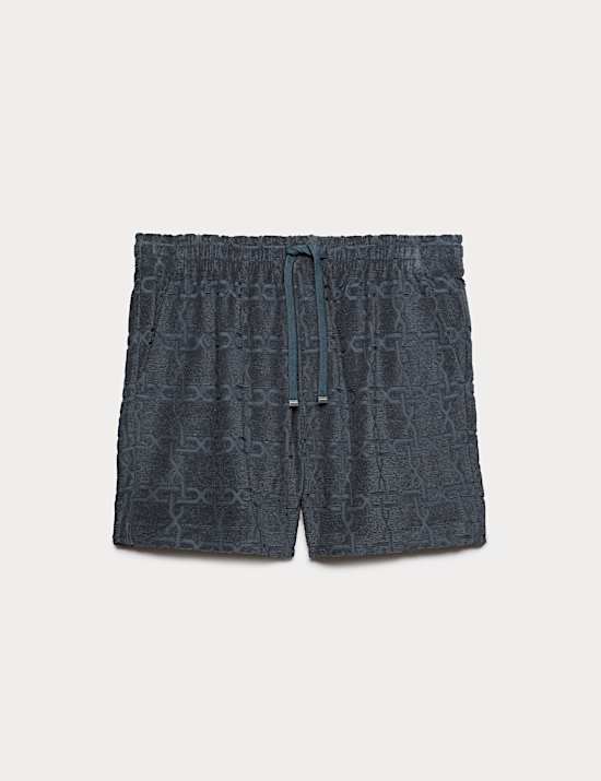 Cotton Rich Jacquard Towelling Shorts