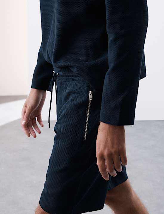 Cotton Rich Waffle Shorts