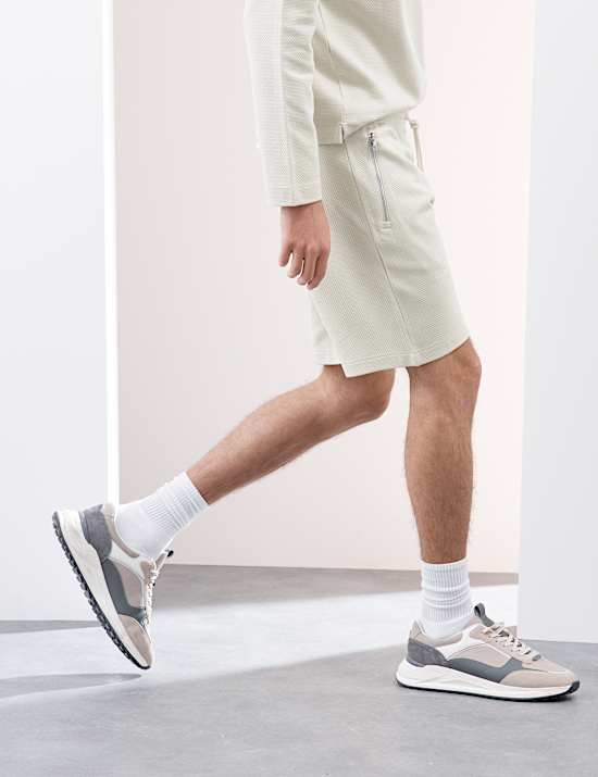 Cotton Rich Waffle Shorts