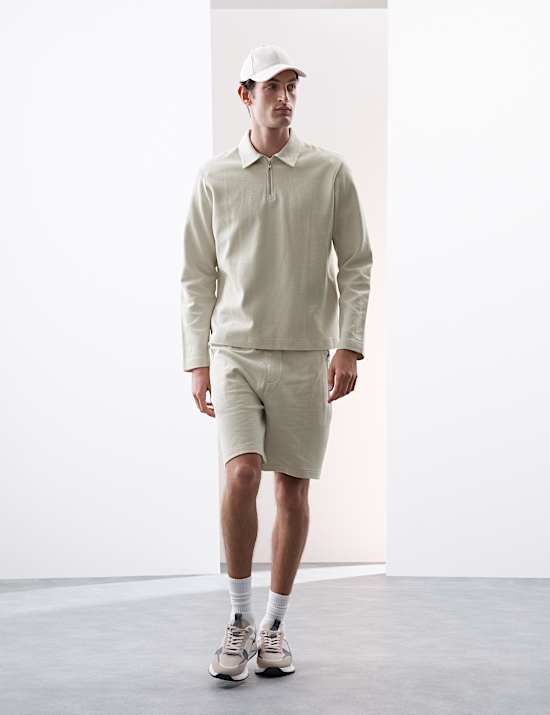 Cotton Rich Waffle Shorts