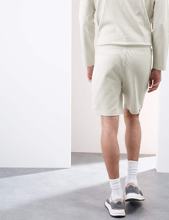 Cotton Rich Waffle Shorts