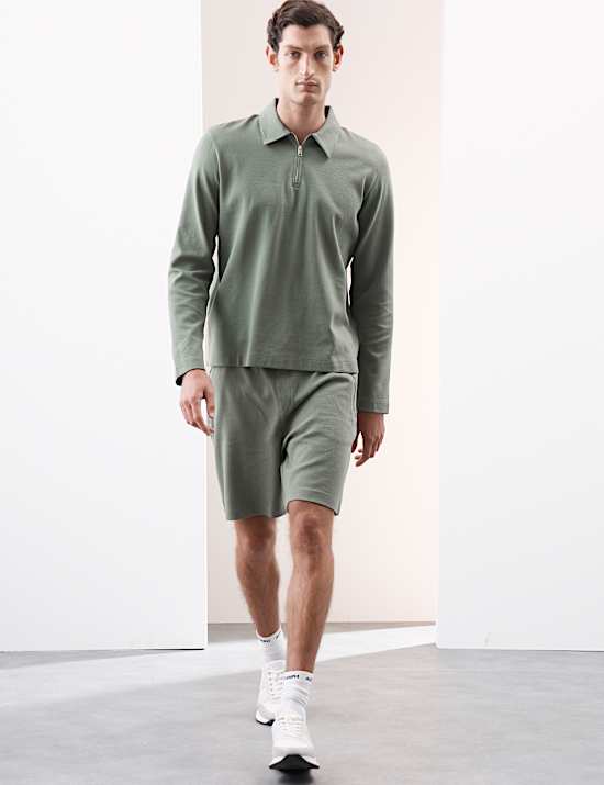 Cotton Rich Waffle Shorts