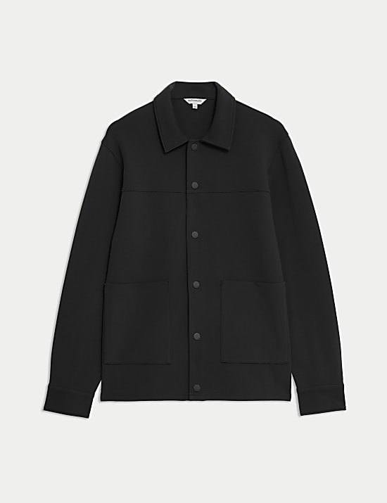 Cotton Rich Jersey Overshirt