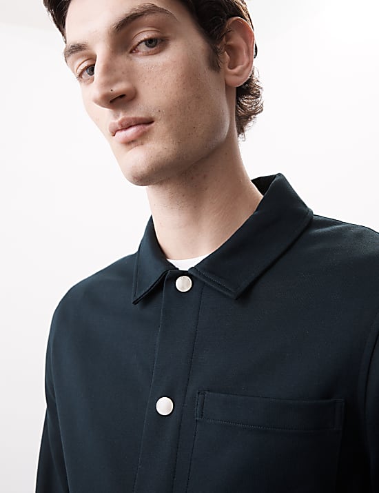 Pure Cotton Heavyweight Overshirt