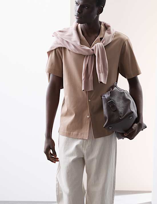 Pure Cotton Revere Polo Shirt