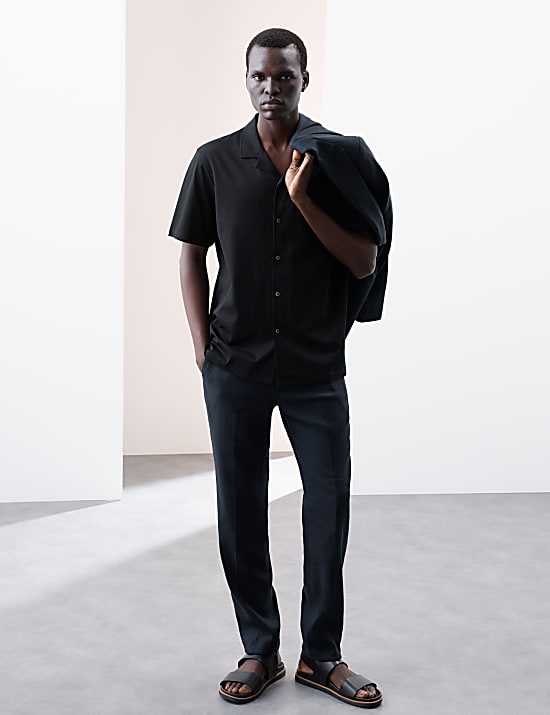 Pure Cotton Revere Polo Shirt