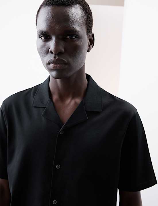 Pure Cotton Revere Polo Shirt