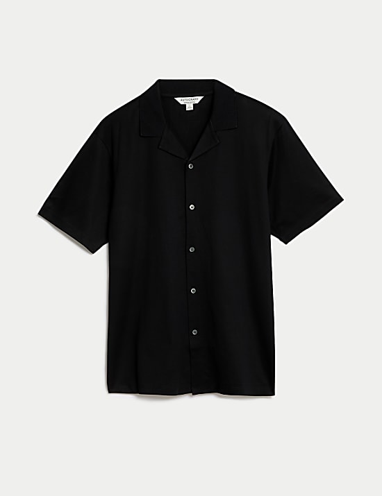Pure Cotton Revere Polo Shirt