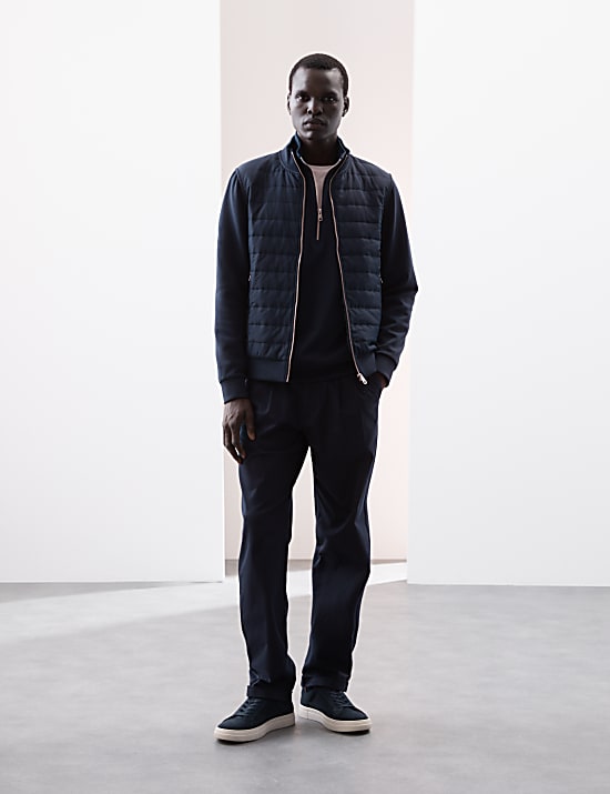 Cotton Rich Half Zip Sweatshirt