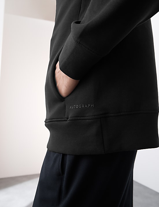 Cotton Rich Half Zip Sweatshirt