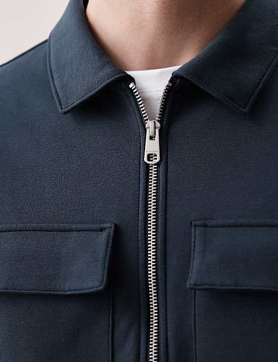 Cotton Rich Zip Jacket
