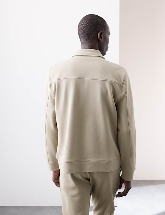 Cotton Rich Zip Jacket