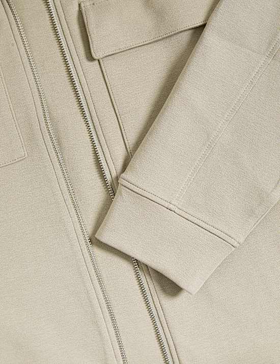 Cotton Rich Zip Jacket