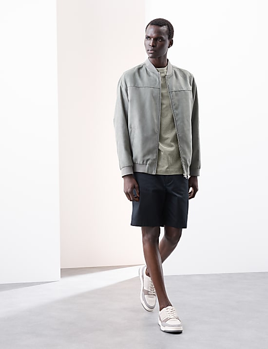 Pure Cotton Jacquard T-Shirt