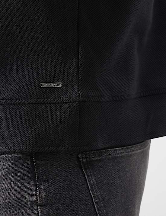 Cotton Rich Half Zip Sweatshirt