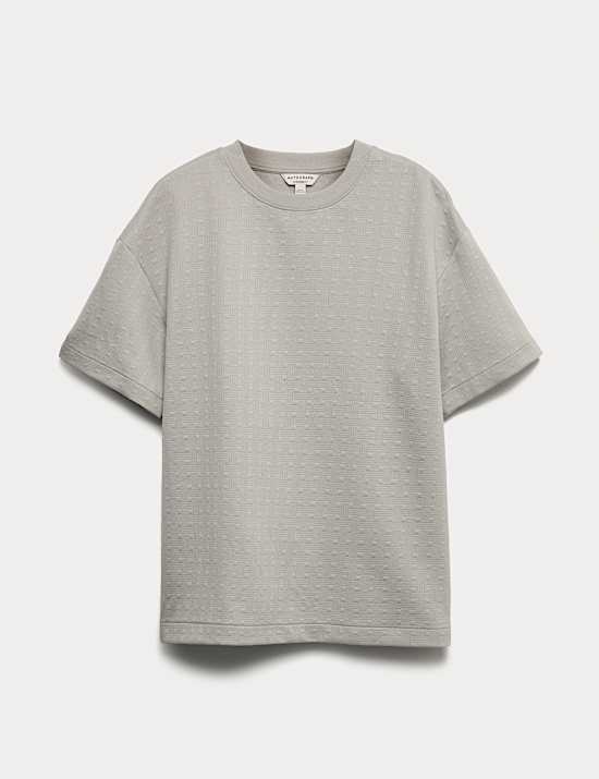 Cotton Rich Jacquard Scuba T-Shirt