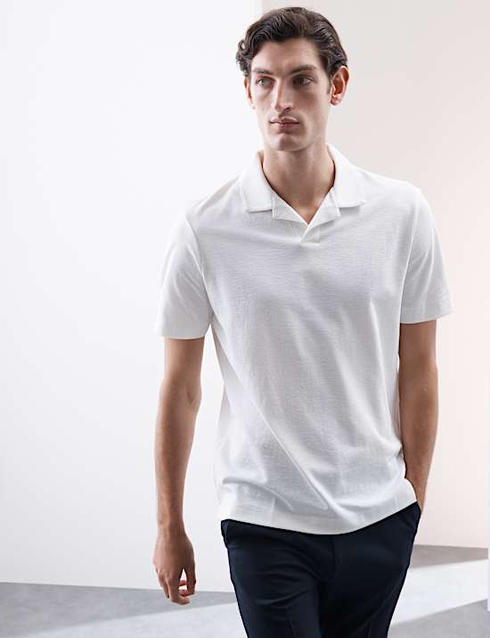 Cotton Rich Micro Pique Coolmax&trade; Polo Shirt
