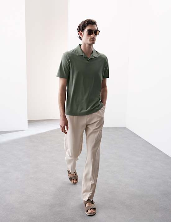 Micro-Piqué Coolmax™ Poloshirt mit hohem Baumwollanteil