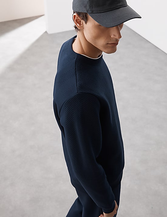 Cotton Rich Crew Neck Sweatshirt