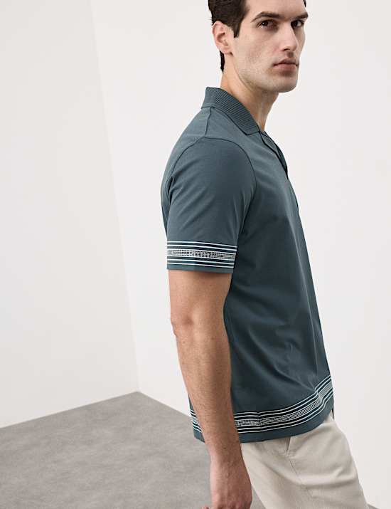 Pure Supima&reg; Cotton Embroidered Polo Shirt