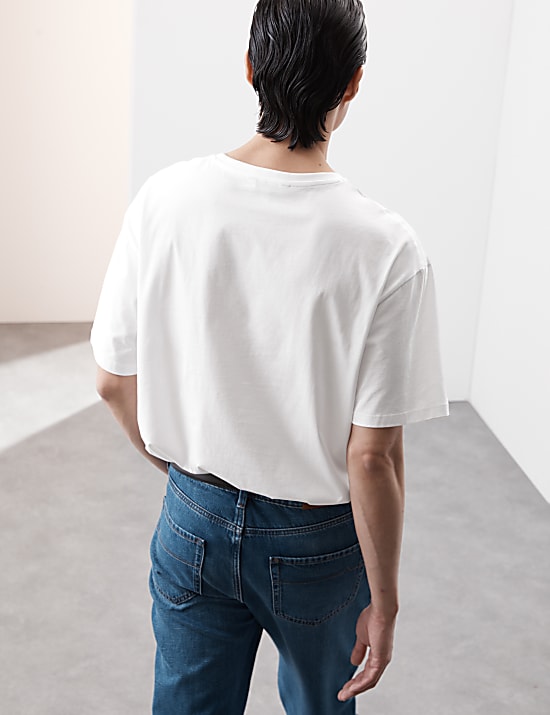 Camiseta maxi 100 % algodón Supima