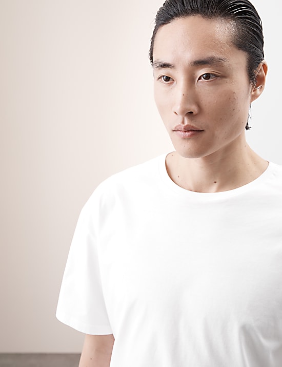 Camiseta maxi 100 % algodón Supima