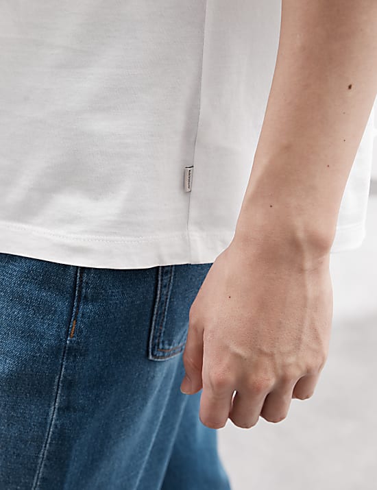 Camiseta maxi 100 % algodón Supima