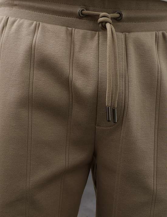 Regular Fit Cotton Rich Textured Shorts