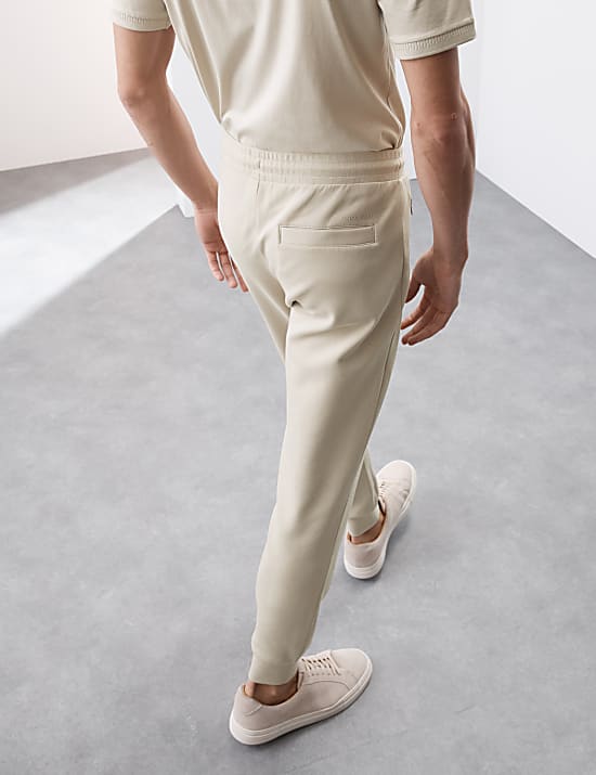 Regular Fit Cotton Rich Performance Cuffed Joggers