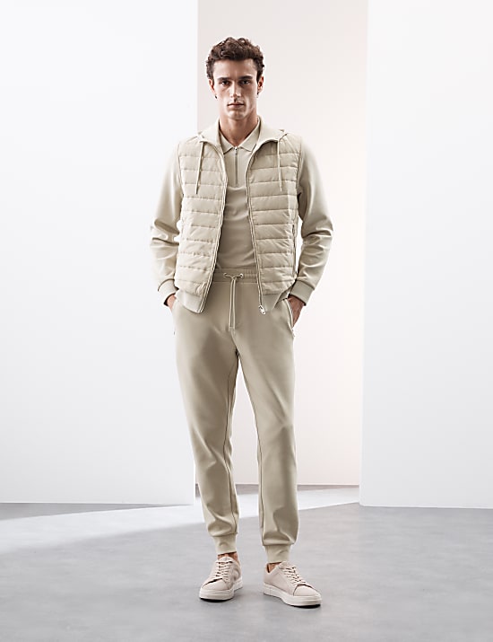 Regular Fit Cotton Rich Performance Cuffed Joggers