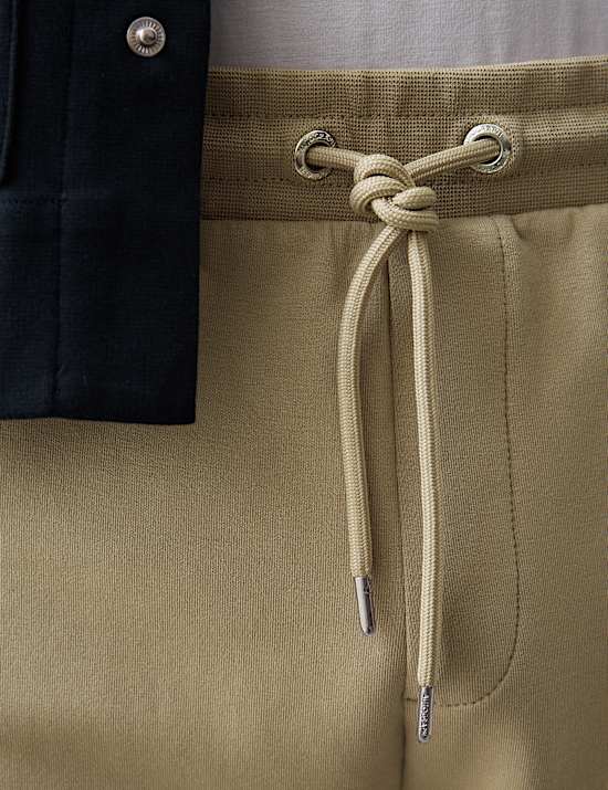 Regular Fit Cotton Rich Performance Cuffed Joggers