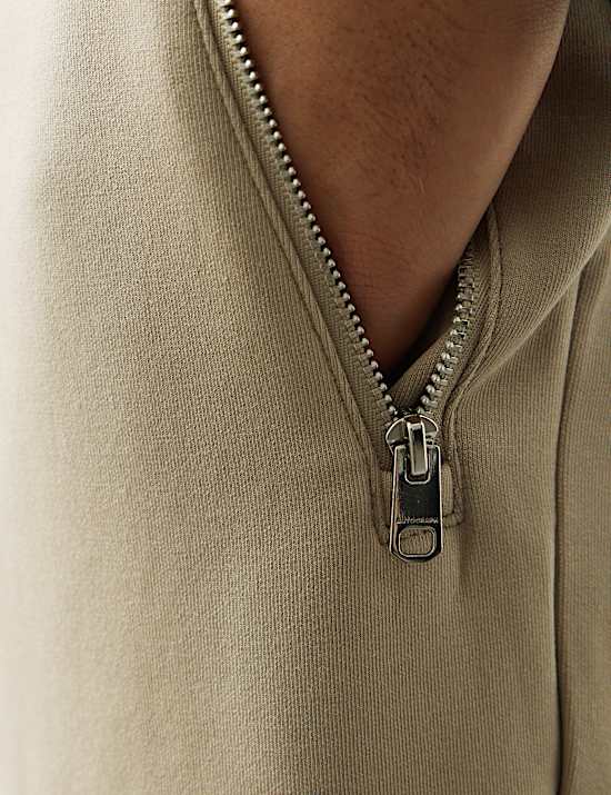 Regular Fit Cotton Rich Performance Cuffed Joggers