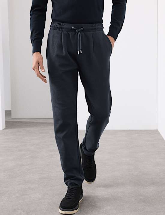 Cotton Rich Twill Joggers