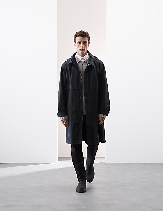 Cotton Rich Pintuck Straight Leg Joggers