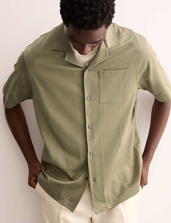 Pure Cotton Revere Polo Shirt