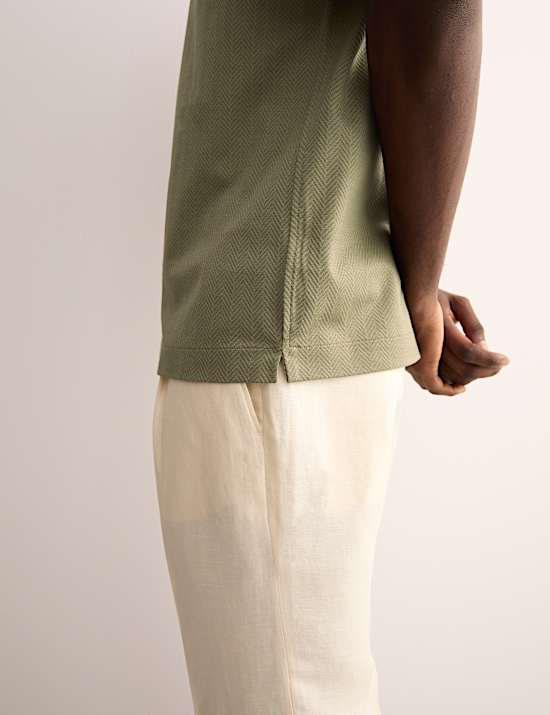 Pure Cotton Revere Polo Shirt