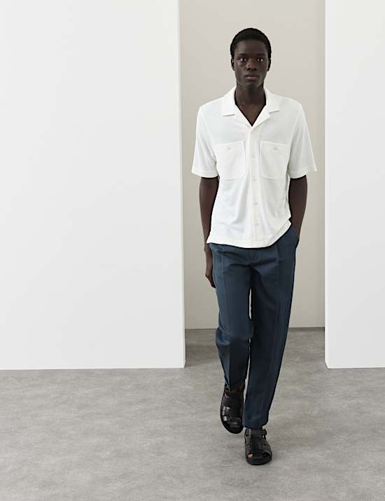 Polo en coton et modal