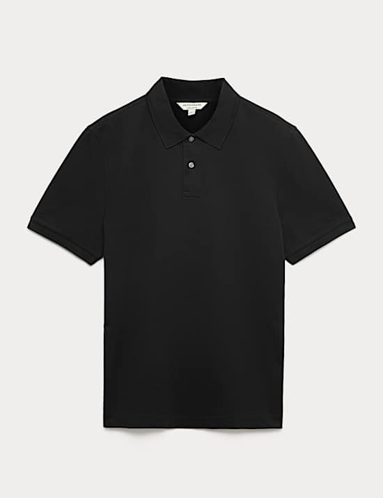 Fine Mercerised Cotton Pique Polo