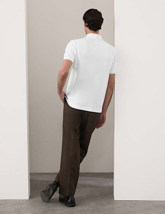 Fine Mercerised Cotton Pique Polo