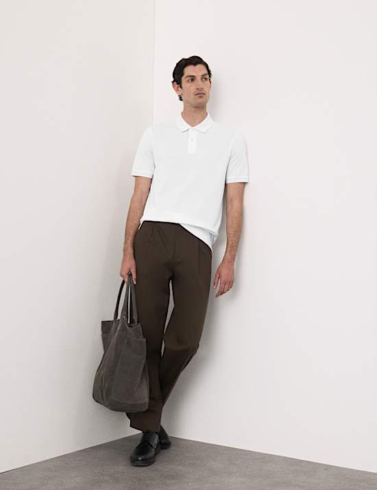 Fine Mercerised Cotton Pique Polo