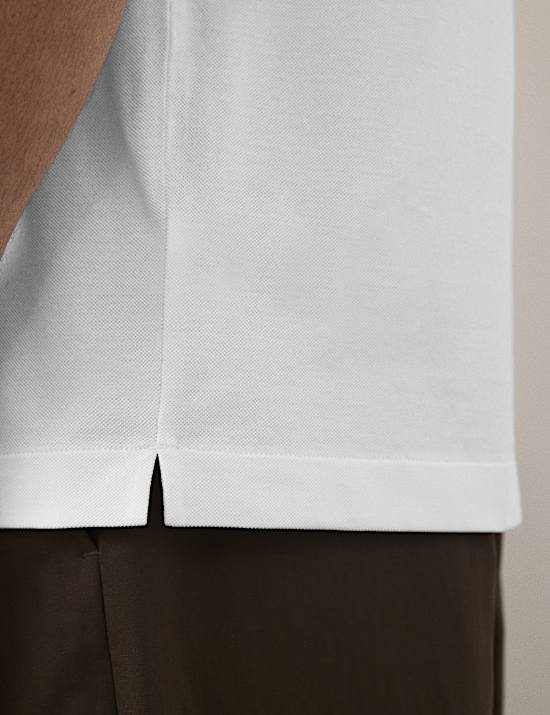 Fine Mercerised Cotton Pique Polo
