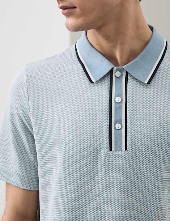 Modal Rich Tipped Soft Polo Shirt