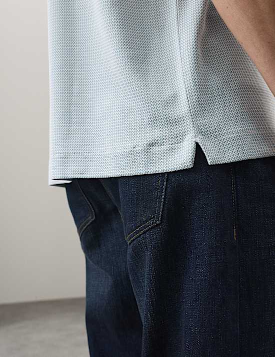 Modal Rich Tipped Soft Polo Shirt