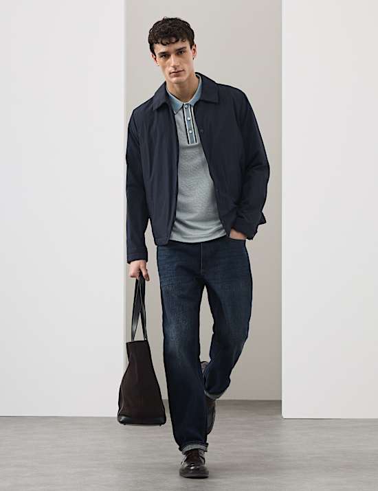 Modal Rich Tipped Soft Polo Shirt