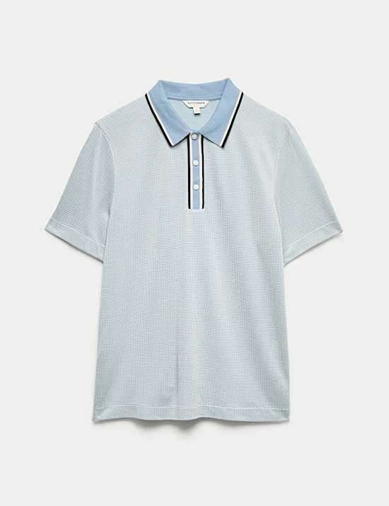 Modal Rich Tipped Soft Polo Shirt