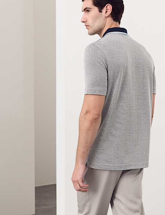 Modal Rich Tipped Soft Polo Shirt