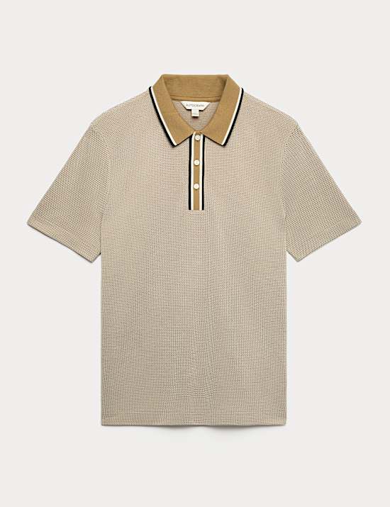Modal Rich Tipped Soft Polo Shirt