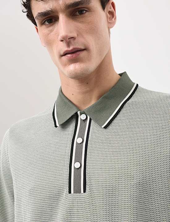 Modal Rich Tipped Soft Polo Shirt