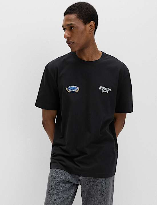 Pure Cotton Williams Racing Graphic T-Shirt